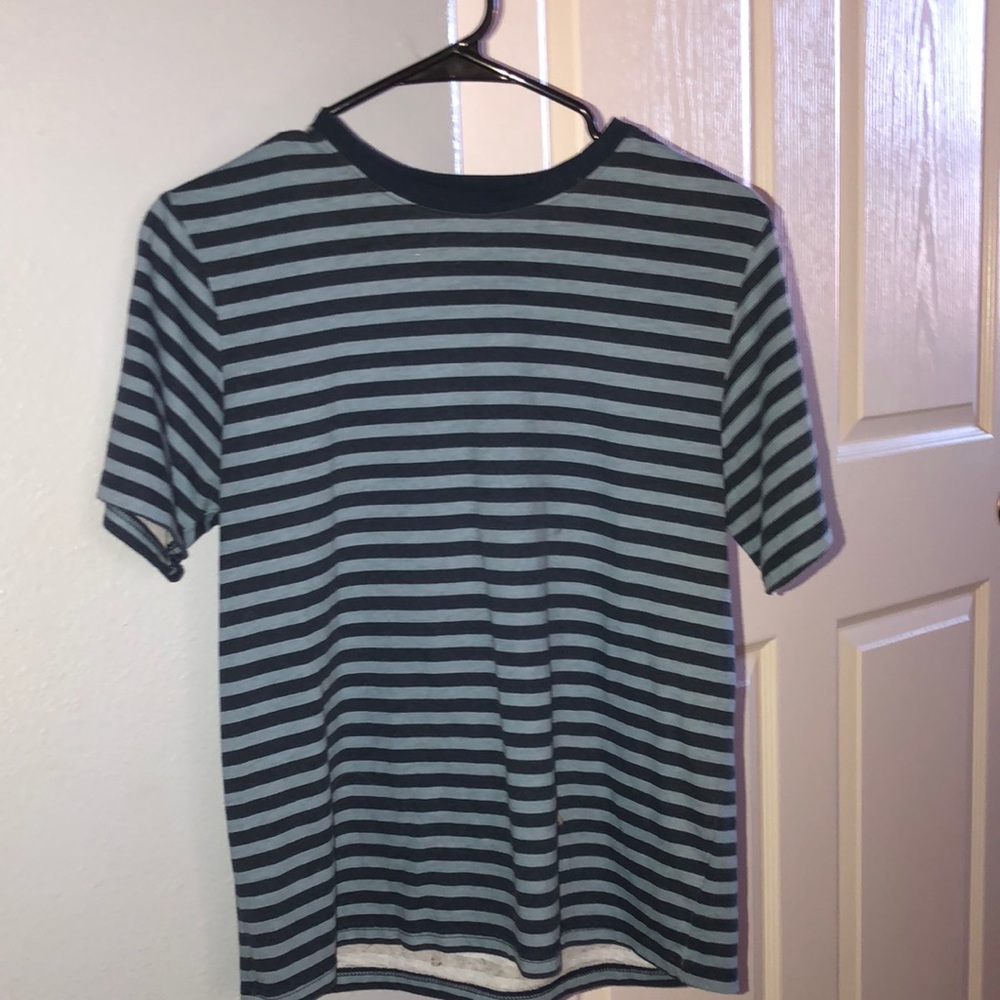 Stripped Dark Blue T-Shirt